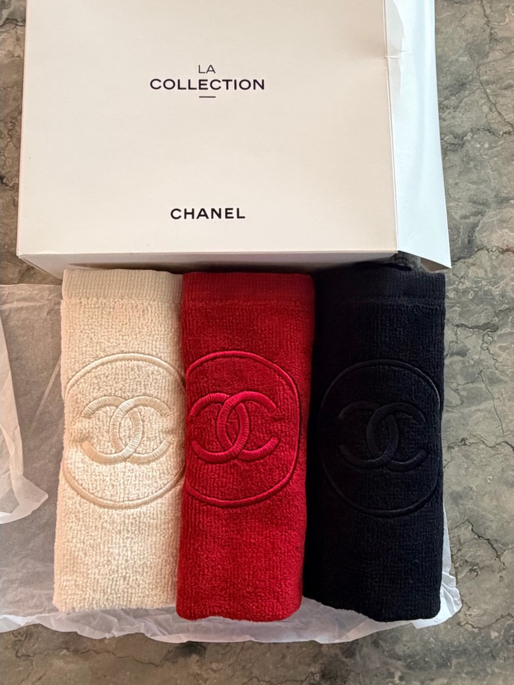 CHANEL La Collection Beaute Cotton Towel 3PCS